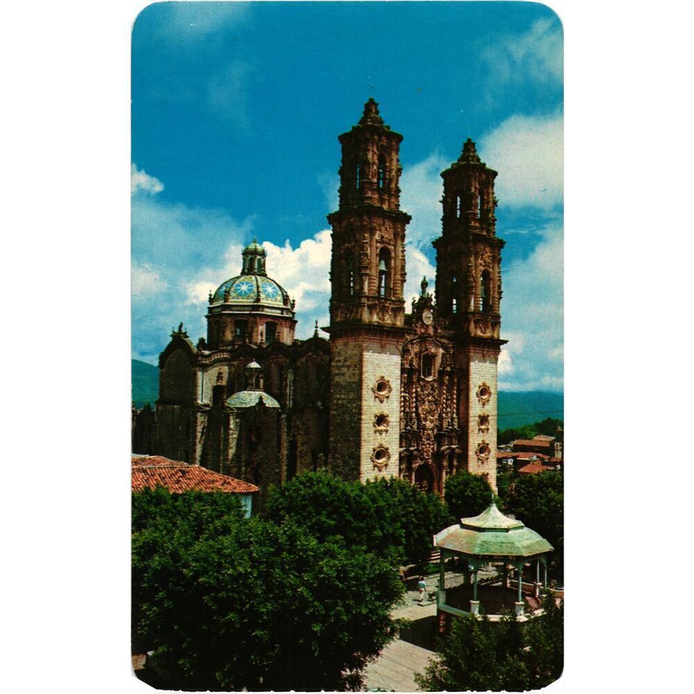 La Iglesia de Santa Prisca, Taxco, Gro., México. Postcard